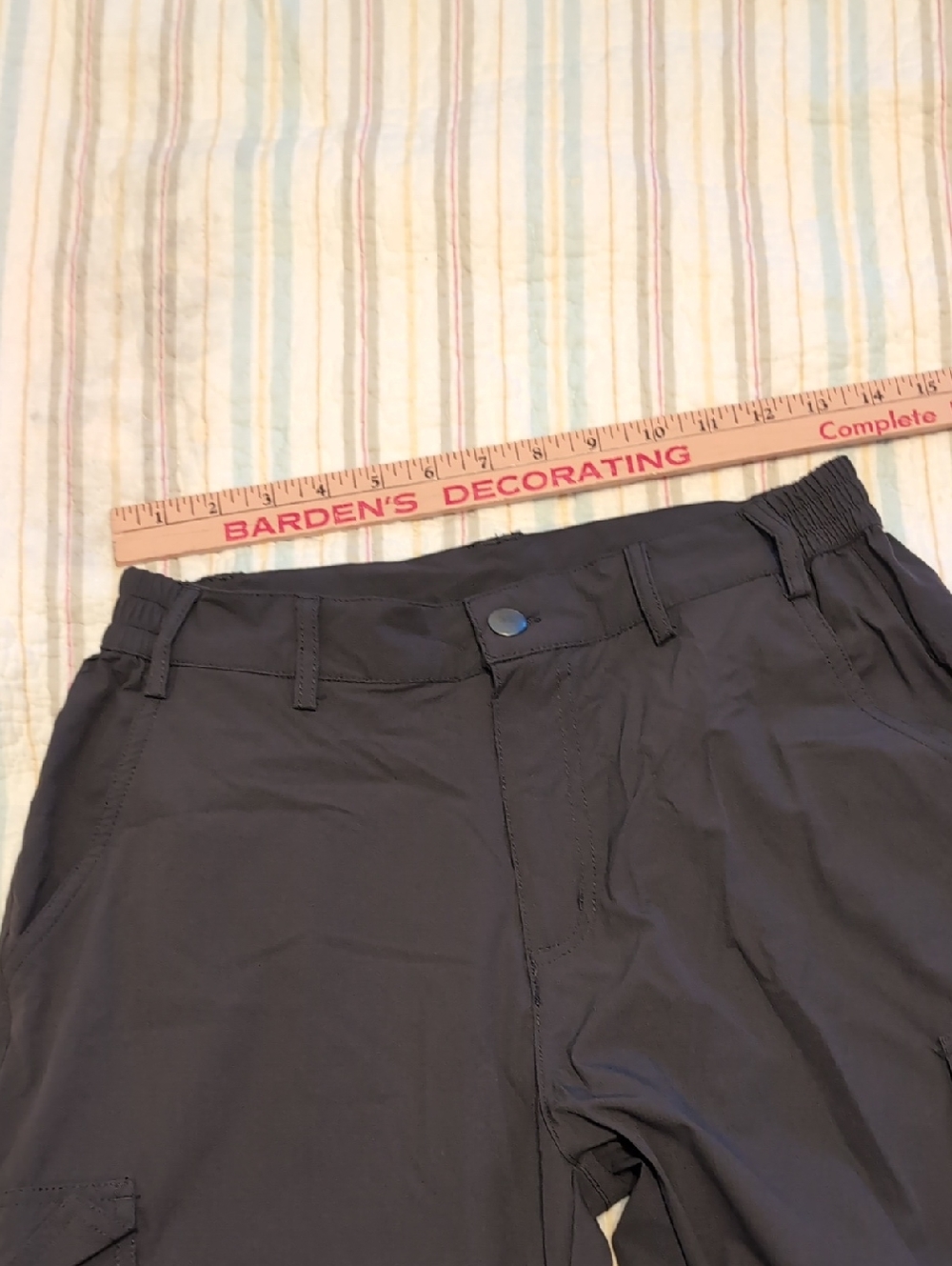 🌼Convertible Cargo Pants - Dark Gray - Picture 7 of 9